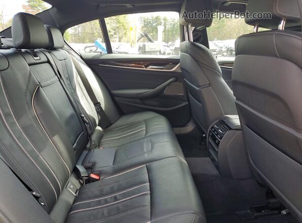 WBAJE7C53KWW29559 2019 BMW 5 SERIES Black უკანა სავარძლების ხედი