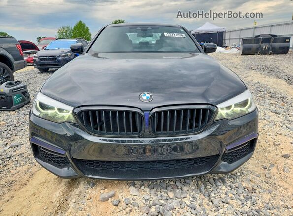 WBAJE7C54JG892376 2018 BMW 5 SERIES Black Front view