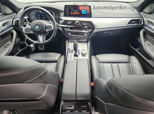WBAJE7C54JG892376 2018 BMW 5 SERIES Black Dashboard view