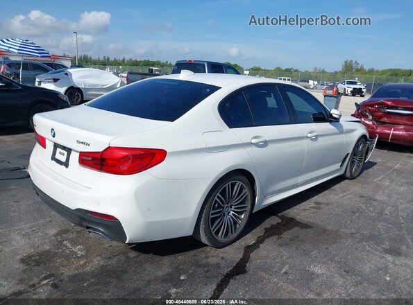 WBAJE7C55KWW14917 2019 BMW 5 SERIES White Rear right