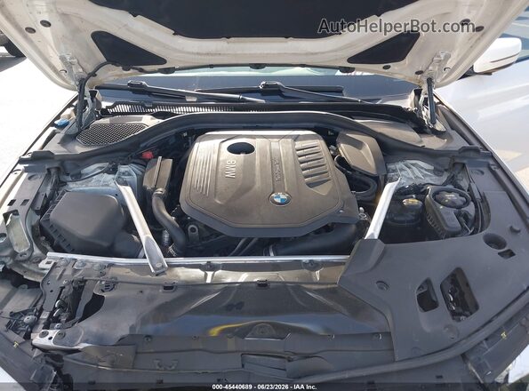 WBAJE7C55KWW14917 2019 BMW 5 SERIES White Rear view