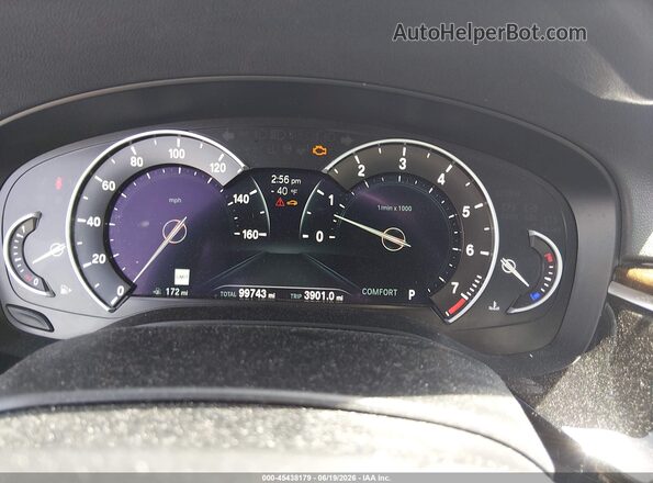 WBAJE7C56KWD55017 2019 BMW 5 SERIES Black Вид задніх сидінь