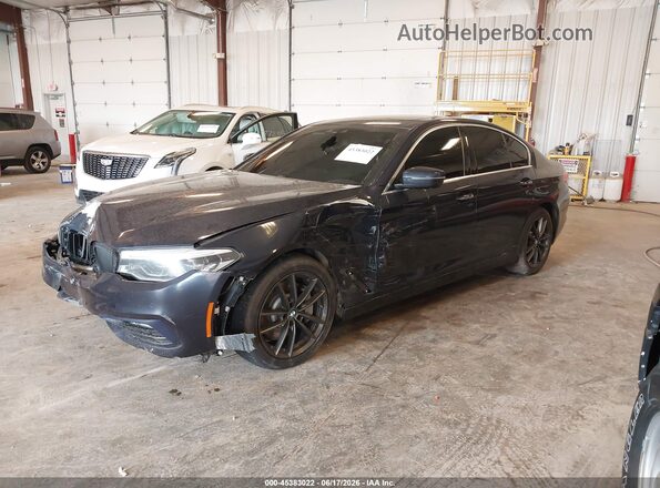 WBAJE7C57JWC54924 2018 BMW 5 SERIES Blue Vista tres cuartos delantera izquierda