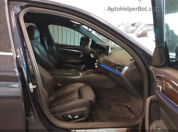 WBAJE7C57JWC54924 2018 BMW 5 SERIES Blue Vista interior delantera