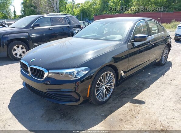 WBAJE7C59KWD55237 2019 BMW 5 SERIES Black Vista tres cuartos delantera izquierda