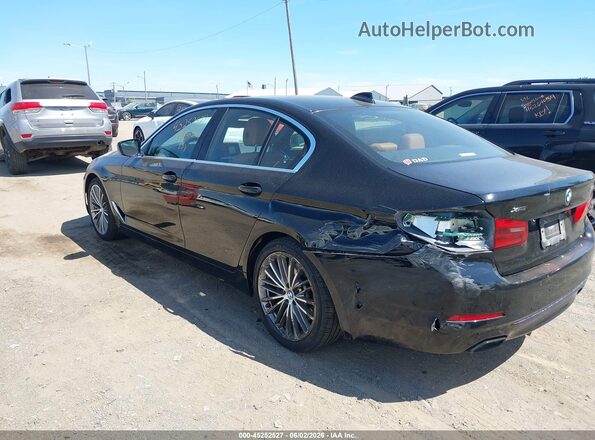 WBAJE7C59KWD55237 2019 BMW 5 SERIES Black Trasero izquierdo