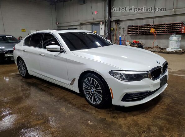 WBAJE7C5XJWC57526 2018 BMW 5 SERIES White Передня права чверть