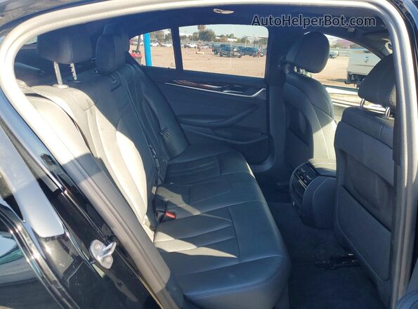 WBAJR3C01LBP95363 2020 BMW 5 SERIES Black უკანა სავარძლების ხედი