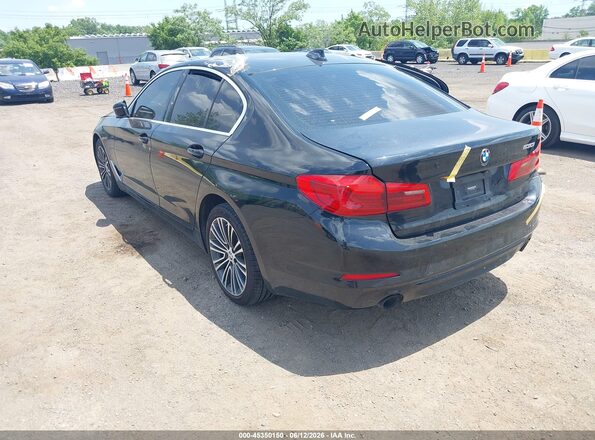 WBAJR3C07LWW69226 2020 BMW 5 SERIES Black Trasero izquierdo