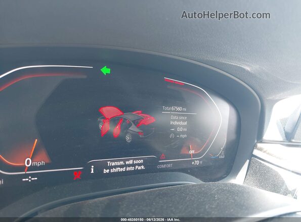 WBAJR3C07LWW69226 2020 BMW 5 SERIES Black Vista de los asientos traseros