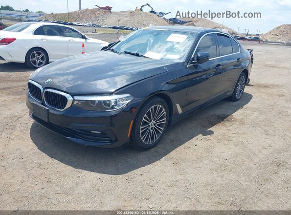 WBAJR3C07LWW69226 2020 BMW 5 SERIES Black Vista tres cuartos delantera izquierda