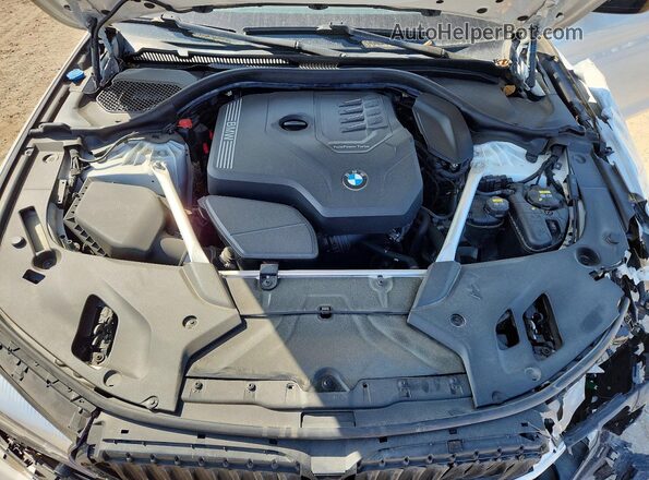 WBAJR3C09LCD05507 2020 BMW 5 SERIES White Widok wnętrza z tyłu