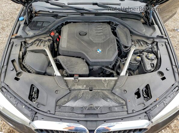 WBAJR7C00LCD77901 2020 BMW 5 SERIES Gray Vista interior trasera