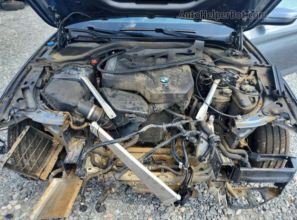 WBAJR7C01LCE57661 2020 BMW 5 SERIES Blue Vista interior trasera