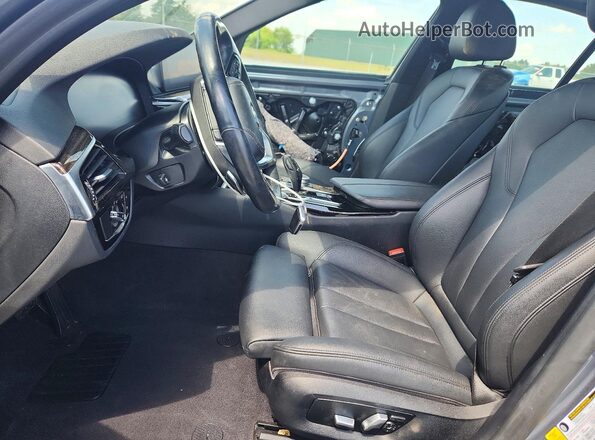 WBAJR7C01LCE57661 2020 BMW 5 SERIES Blue Vista interior delantera