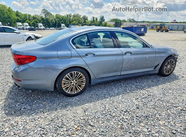 WBAJR7C01LCE57661 2020 BMW 5 SERIES Blue Trasero derecho
