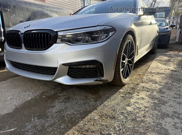 WBAJR7C01LWW65437 2020 BMW 5 SERIES Silver Դիմացի տեսք