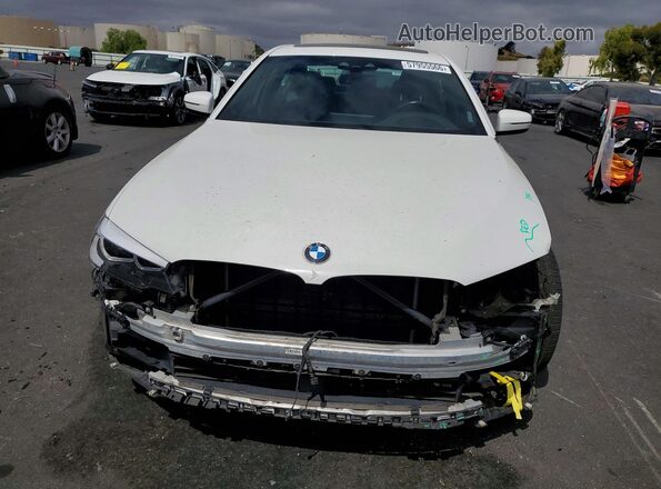 WBAJR7C02LCE53747 2020 BMW 5 SERIES Белый Вид спереди