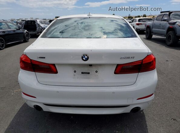 WBAJR7C02LCE53747 2020 BMW 5 SERIES Белый Вид сзади