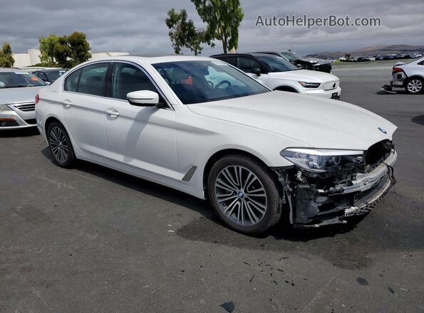 WBAJR7C02LCE53747 2020 BMW 5 SERIES Белый Передняя правая четверть