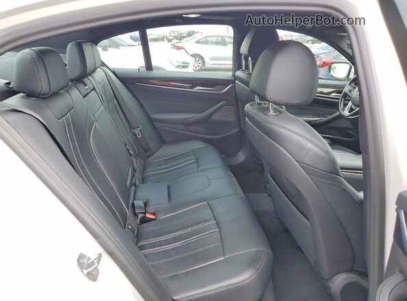 WBAJR7C02LCE53747 2020 BMW 5 SERIES Белый Вид задних сидений