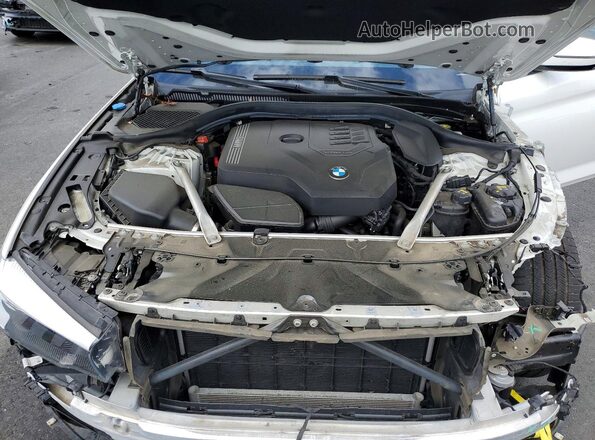 WBAJR7C02LCE53747 2020 BMW 5 SERIES Белый Вид задней части салона