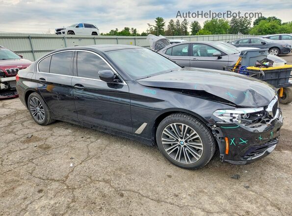 WBAJR7C04LCE45262 2020 BMW 5 SERIES Black Delantero derecho