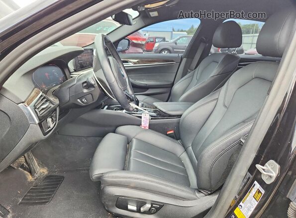WBAJR7C04LCE45262 2020 BMW 5 SERIES Black Vista interior delantera