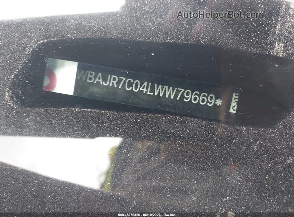 WBAJR7C04LWW79669 2020 BMW 5 SERIES Black 