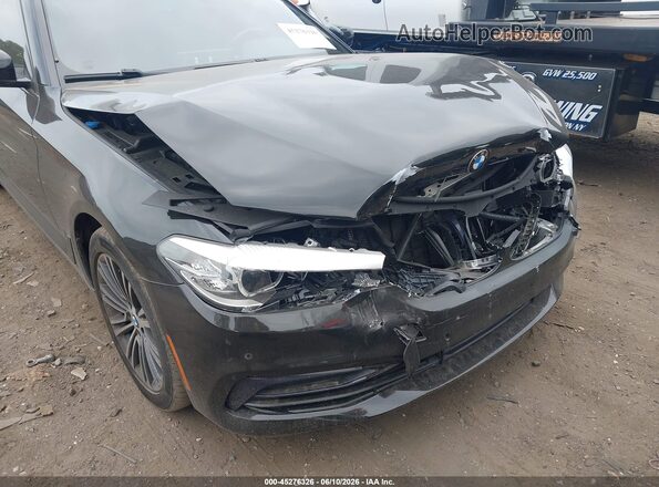 WBAJR7C04LWW79669 2020 BMW 5 SERIES Black Widok z przodu