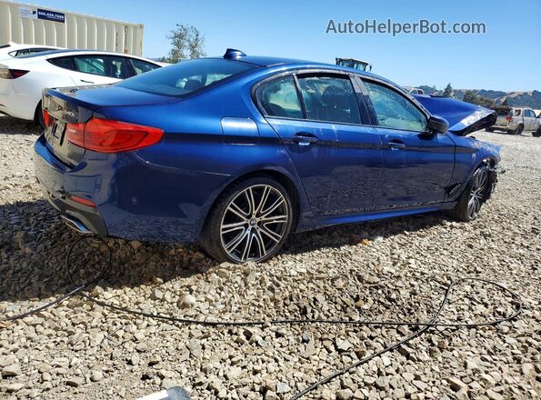 WBAJS1C02LCD66304 2020 BMW 5 SERIES Blue 