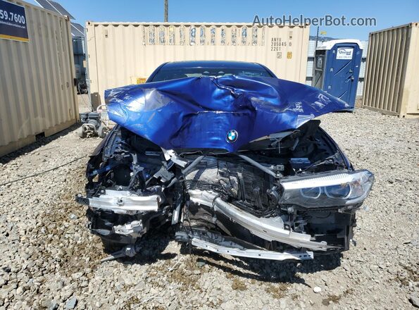 WBAJS1C02LCD66304 2020 BMW 5 SERIES Blue 