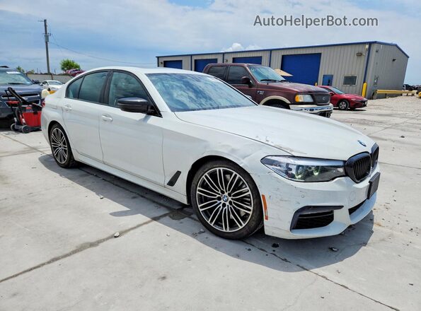 WBAJS3C02LCE58654 2020 BMW 5 SERIES Белый Передняя правая четверть