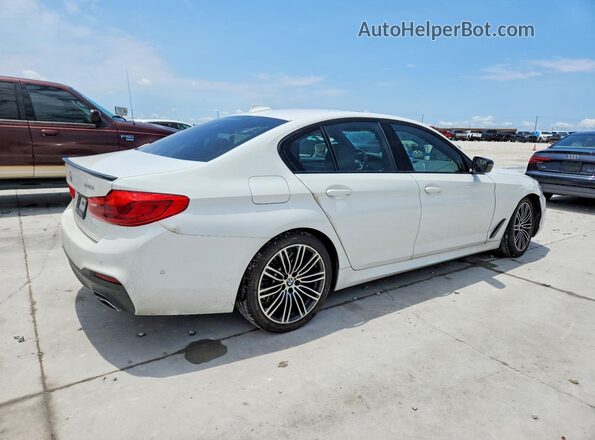 WBAJS3C02LCE58654 2020 BMW 5 SERIES Белый Задняя правая четверть