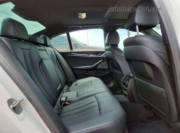 WBAJS3C02LCE58654 2020 BMW 5 SERIES Белый Вид задних сидений