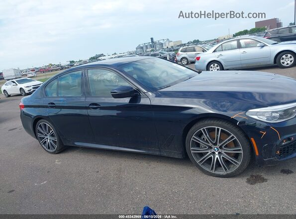 WBAJS3C06LCE67292 2020 BMW 5 SERIES Black Սալոնի հետևի տեսք