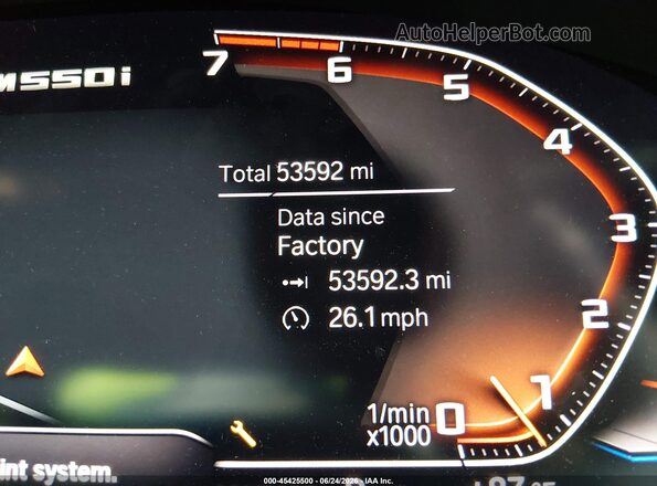 WBAJS7C00LBN96011 2020 BMW 5 SERIES White 