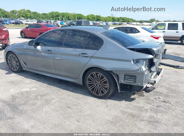 WBAJS7C00LBN96641 2020 BMW 5 SERIES Gray Tył lewy