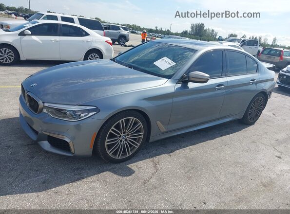 WBAJS7C00LBN96641 2020 BMW 5 SERIES Gray Przód lewy