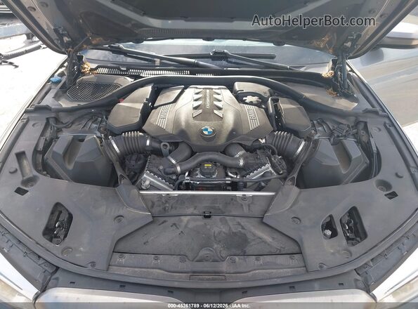 WBAJS7C00LBN96641 2020 BMW 5 SERIES Gray Widok z tyłu
