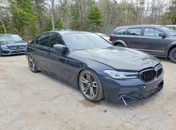 WBAJS7C00LCE67134 2020 BMW M5 Blue Front right