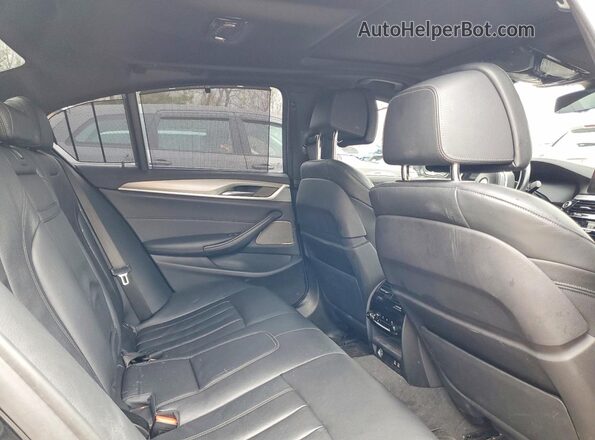 WBAJS7C00LCE67134 2020 BMW M5 Blue Rear seats view