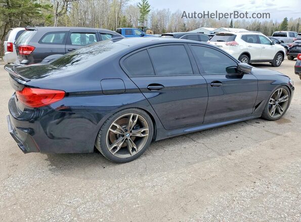 WBAJS7C00LCE67134 2020 BMW M5 Blue Rear right