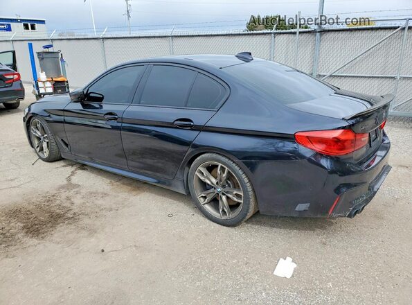 WBAJS7C00LCE67134 2020 BMW M5 Blue Rear left