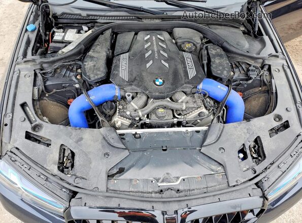 WBAJS7C00LCE67134 2020 BMW M5 Blue Rear interior view