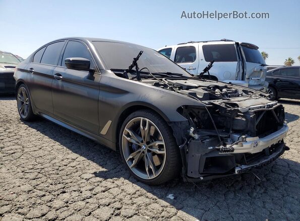 WBAJS7C03LCD44153 2020 BMW M5 Black Przód prawy