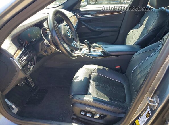 WBAJS7C05LCD47524 2020 BMW M5 Gray Vista interior delantera
