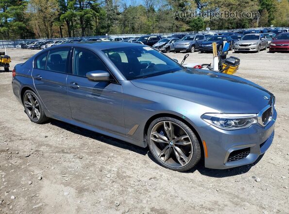 WBAJS7C05LCD47524 2020 BMW M5 Gray Delantero derecho