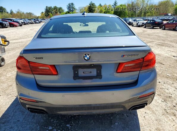 WBAJS7C05LCD47524 2020 BMW M5 Gray Vista trasera
