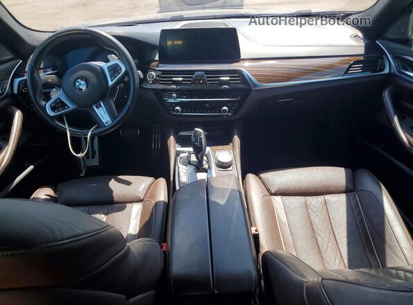WBAJS7C05LCD53856 2020 BMW M5 Black Вид панелі приладів